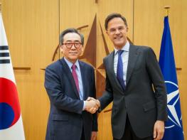 외교부 조태열 장관, 북대서양조약기구(NATO) 사무총장 면담 기사 이미지